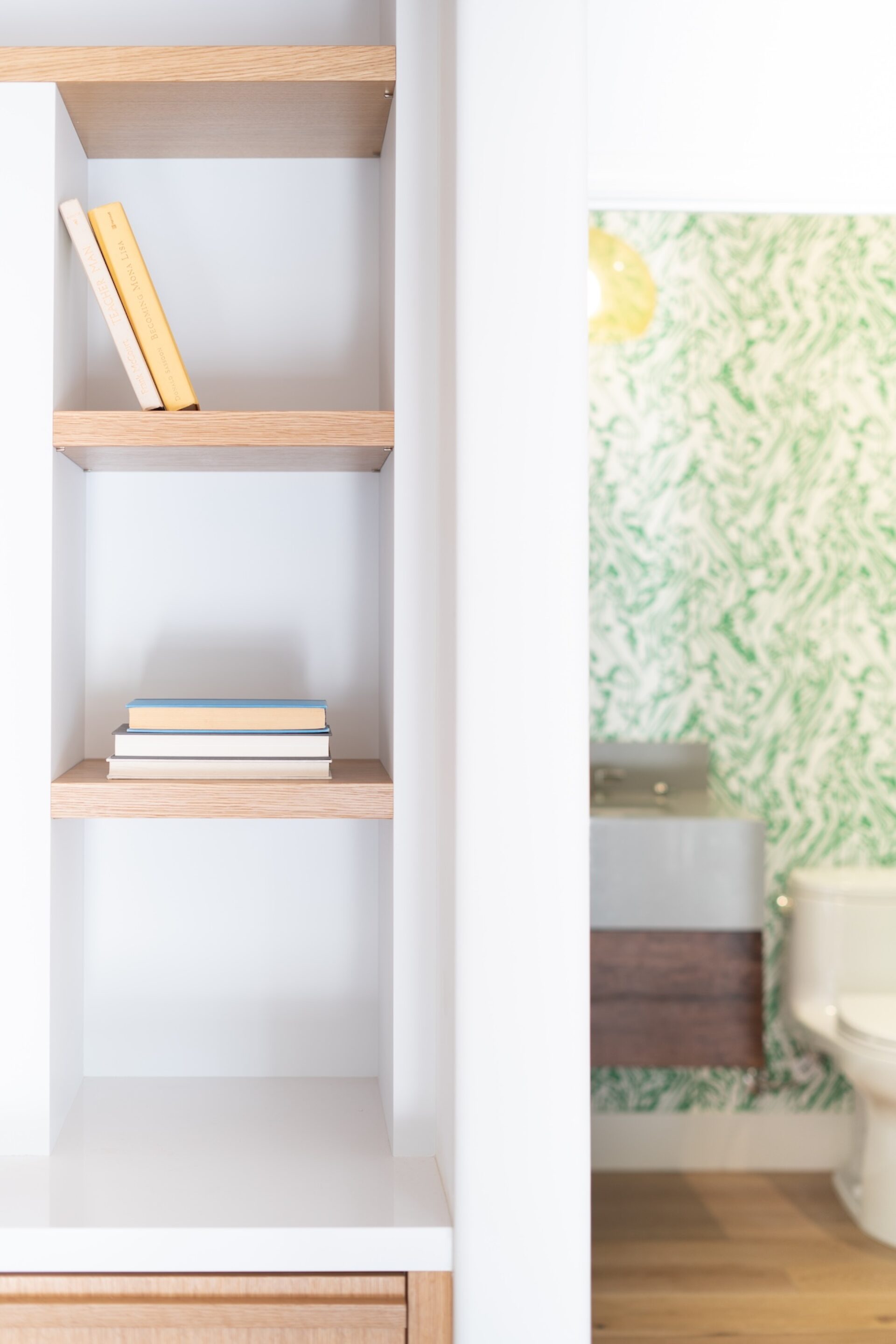 Built In Floating Shelves Decor Styling