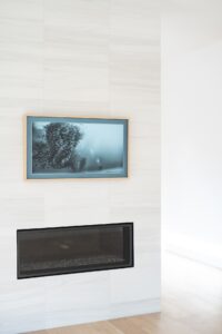 Gas Fireplace Frame Tv Design