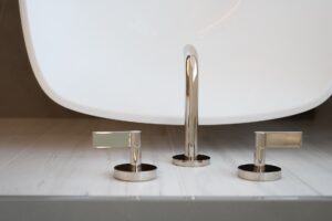 Sink Detail Aerial View White Bowl Sink