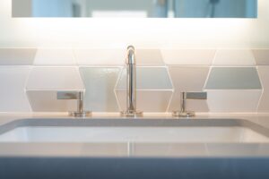 Sink Detail Tile Backsplash