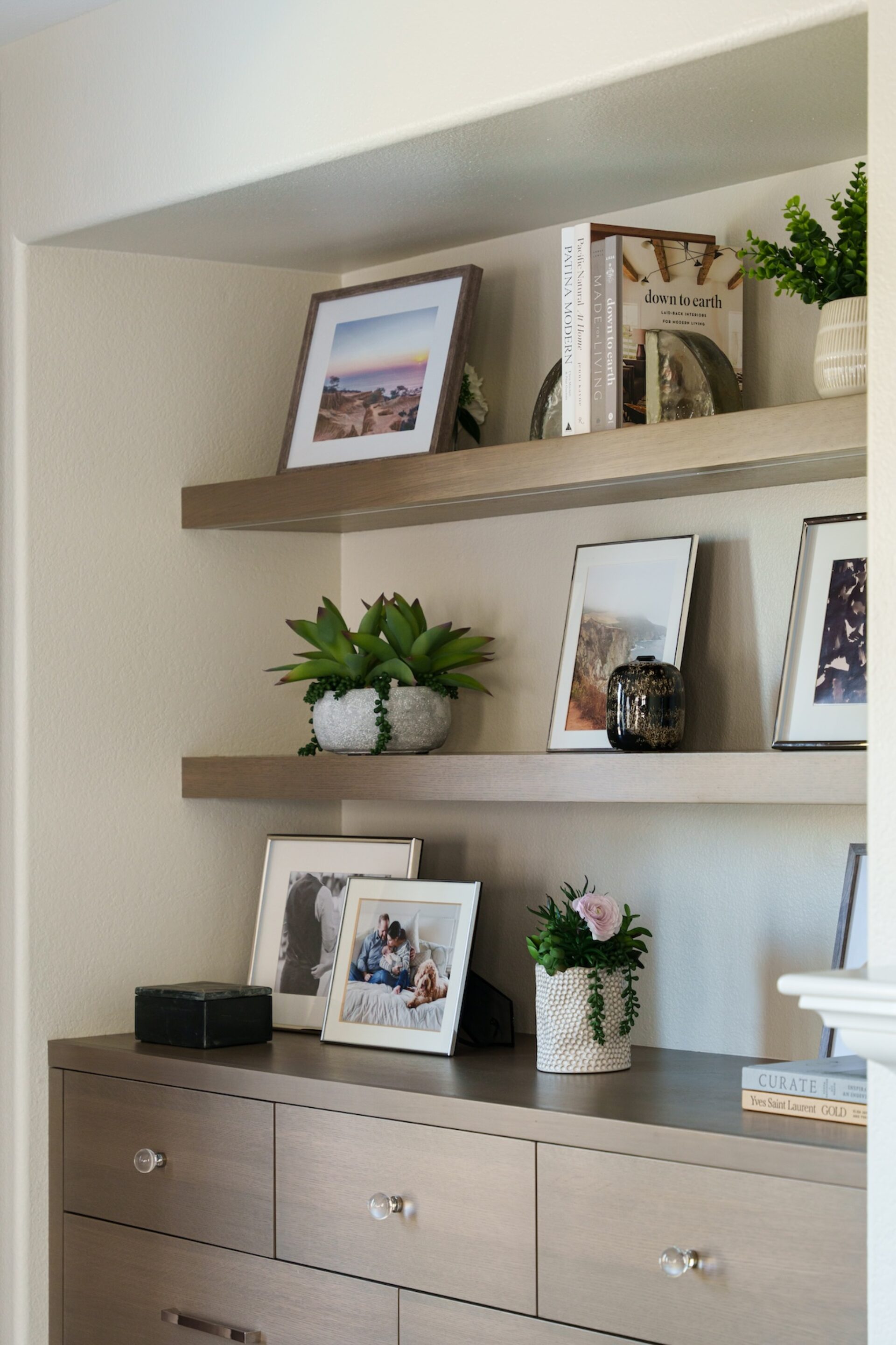 Bedroom Floating Shelves Decor Styling