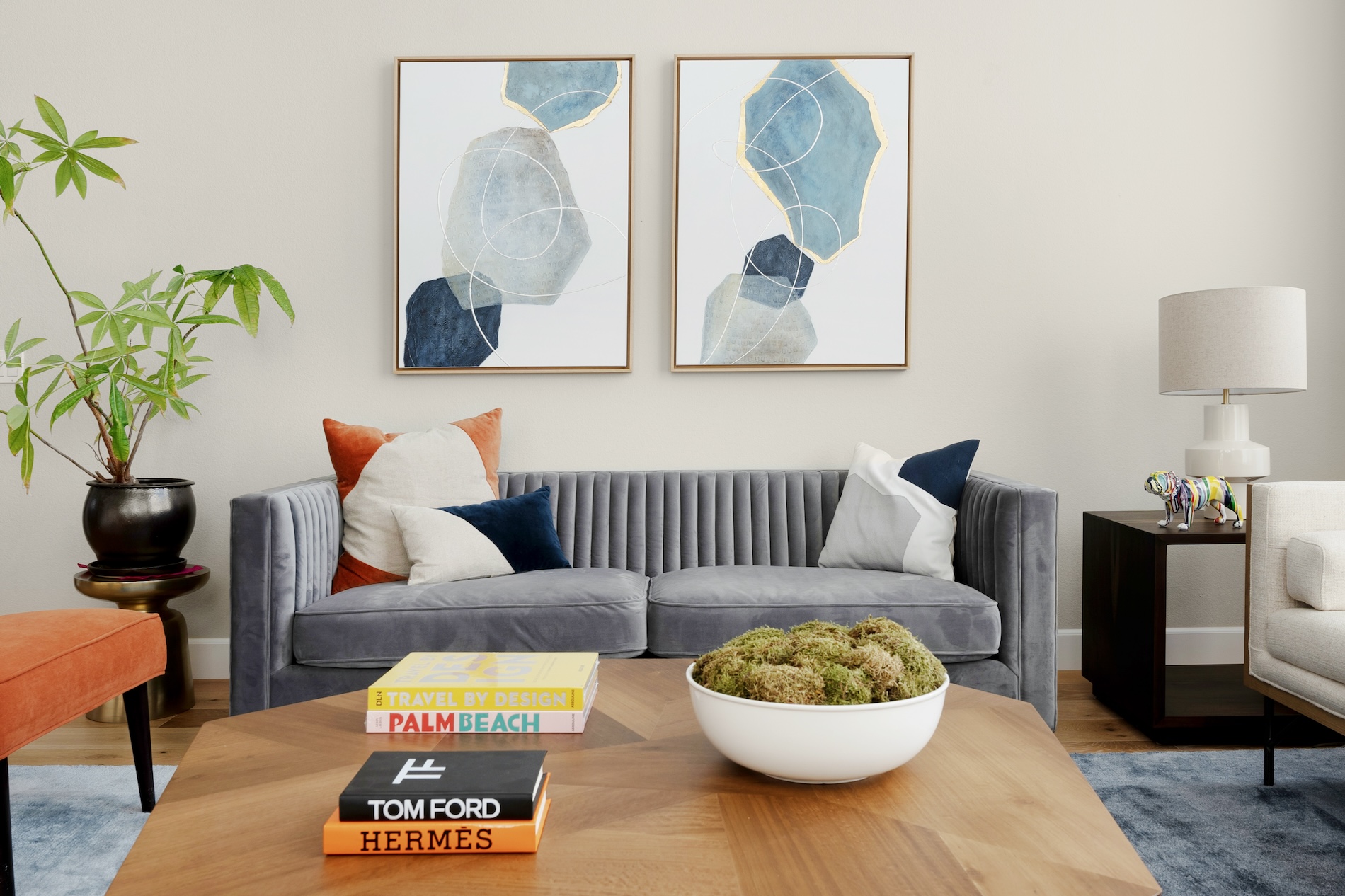 Colorful Living Room Design San Diego Ca