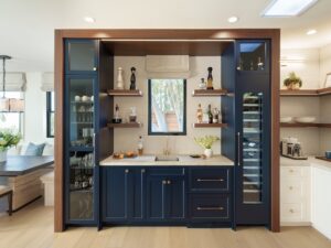 Custom Built Kitchen Wet Bar Design