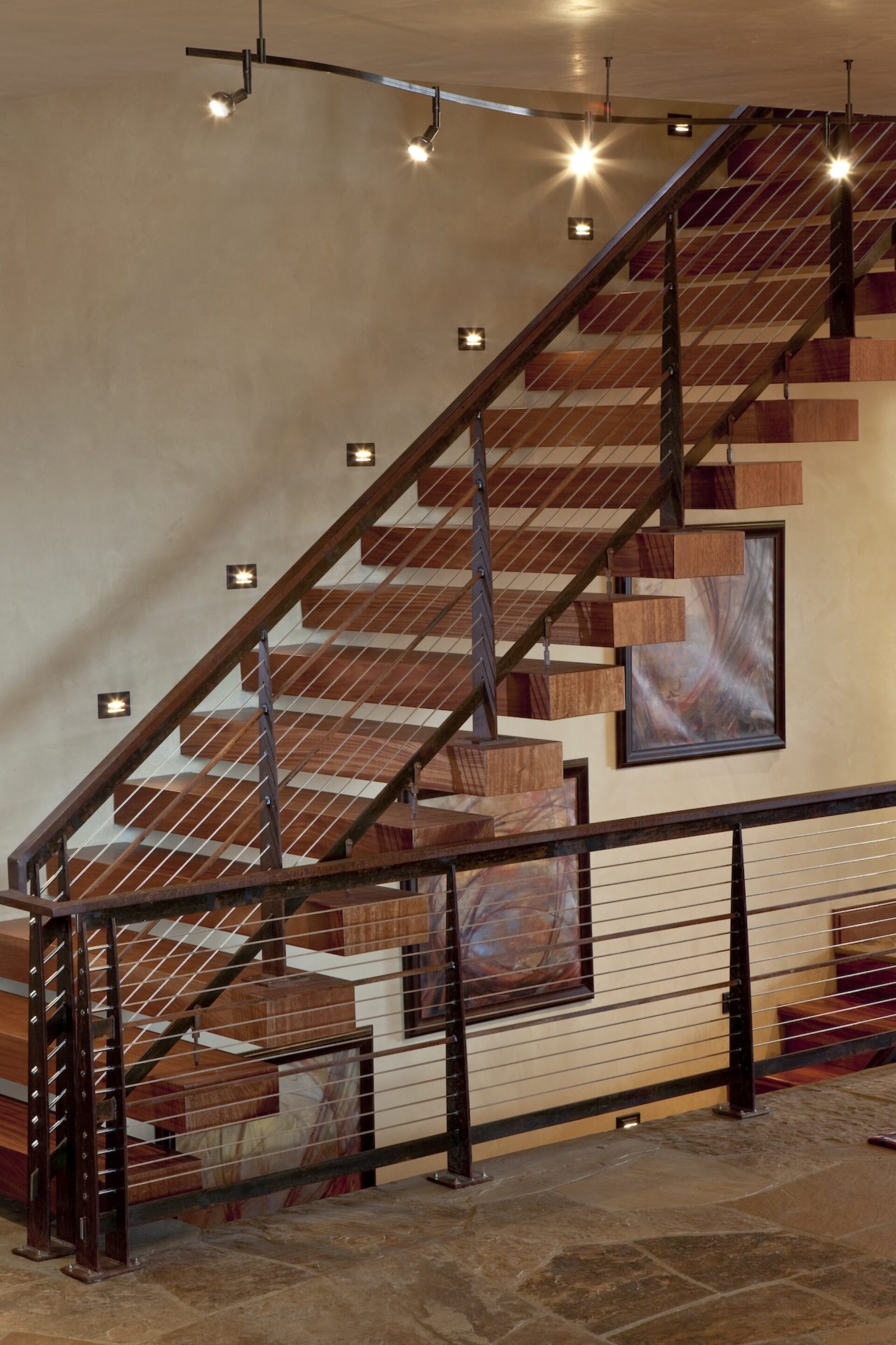 Custom Staircase Floating Stairs Laura Abrams Design