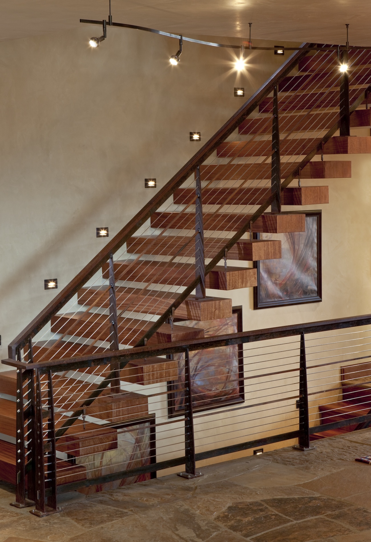 Custom Staircase Floating Stairs Laura Abrams Design