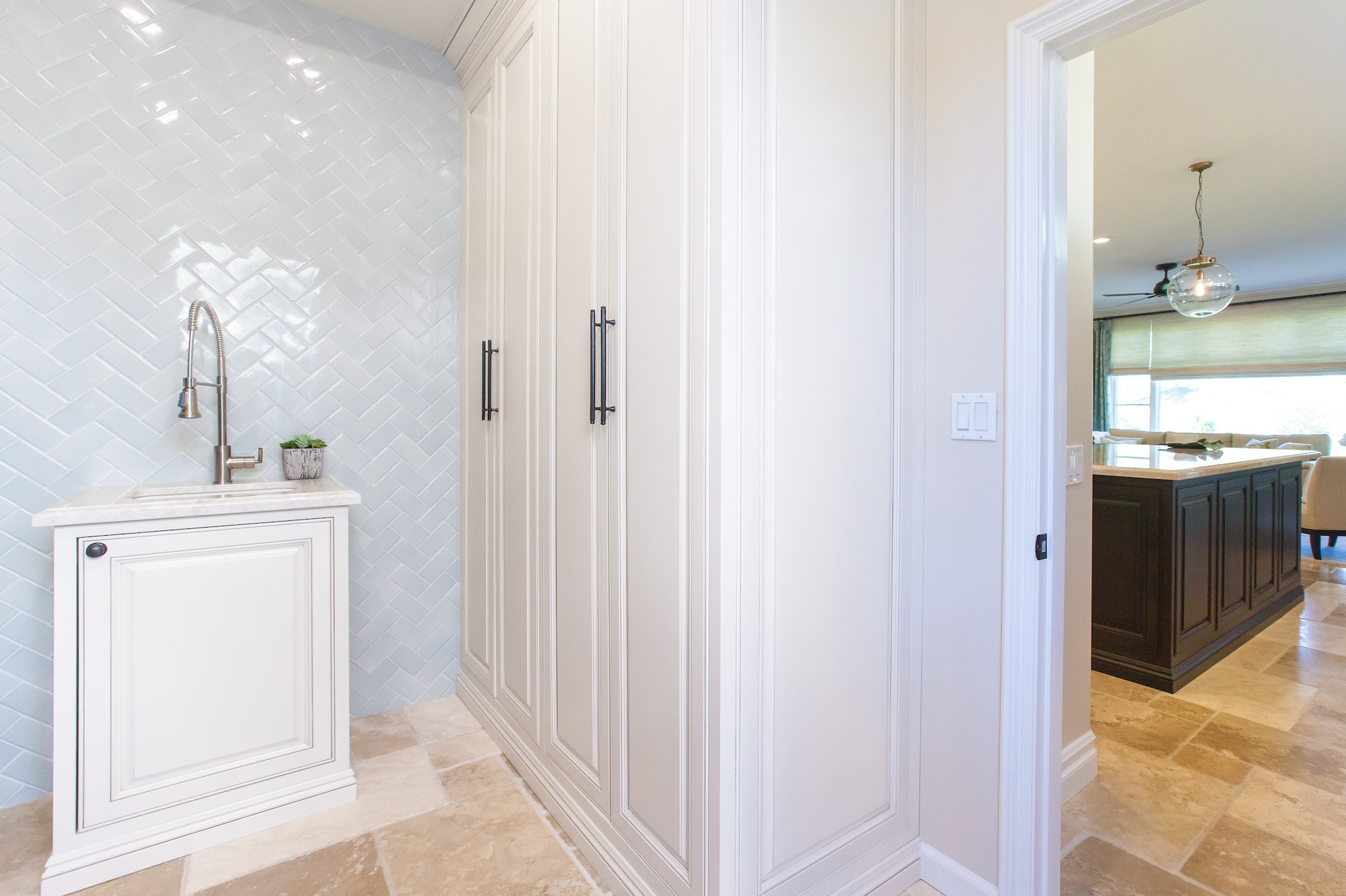 Del Mar Ca Custom Laundry Room Design