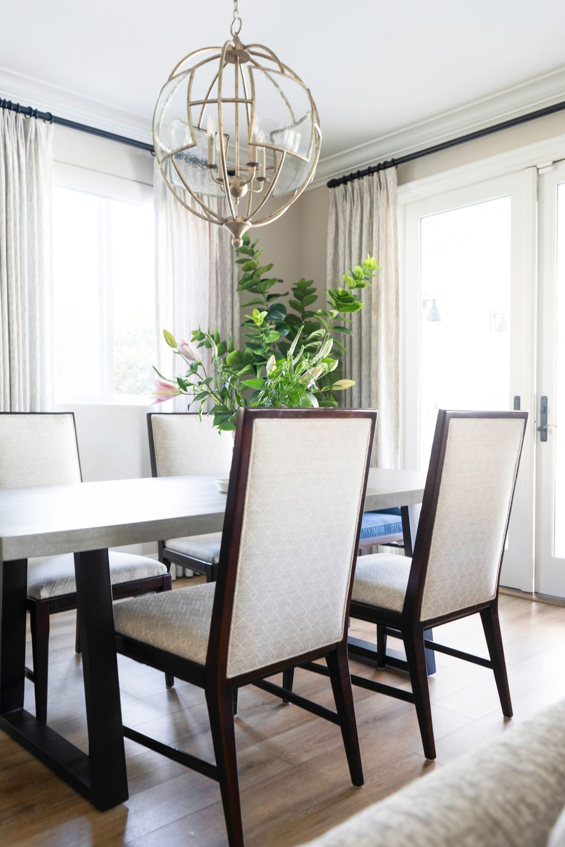 Dining Table Chairs Detail Laura Abrams Design