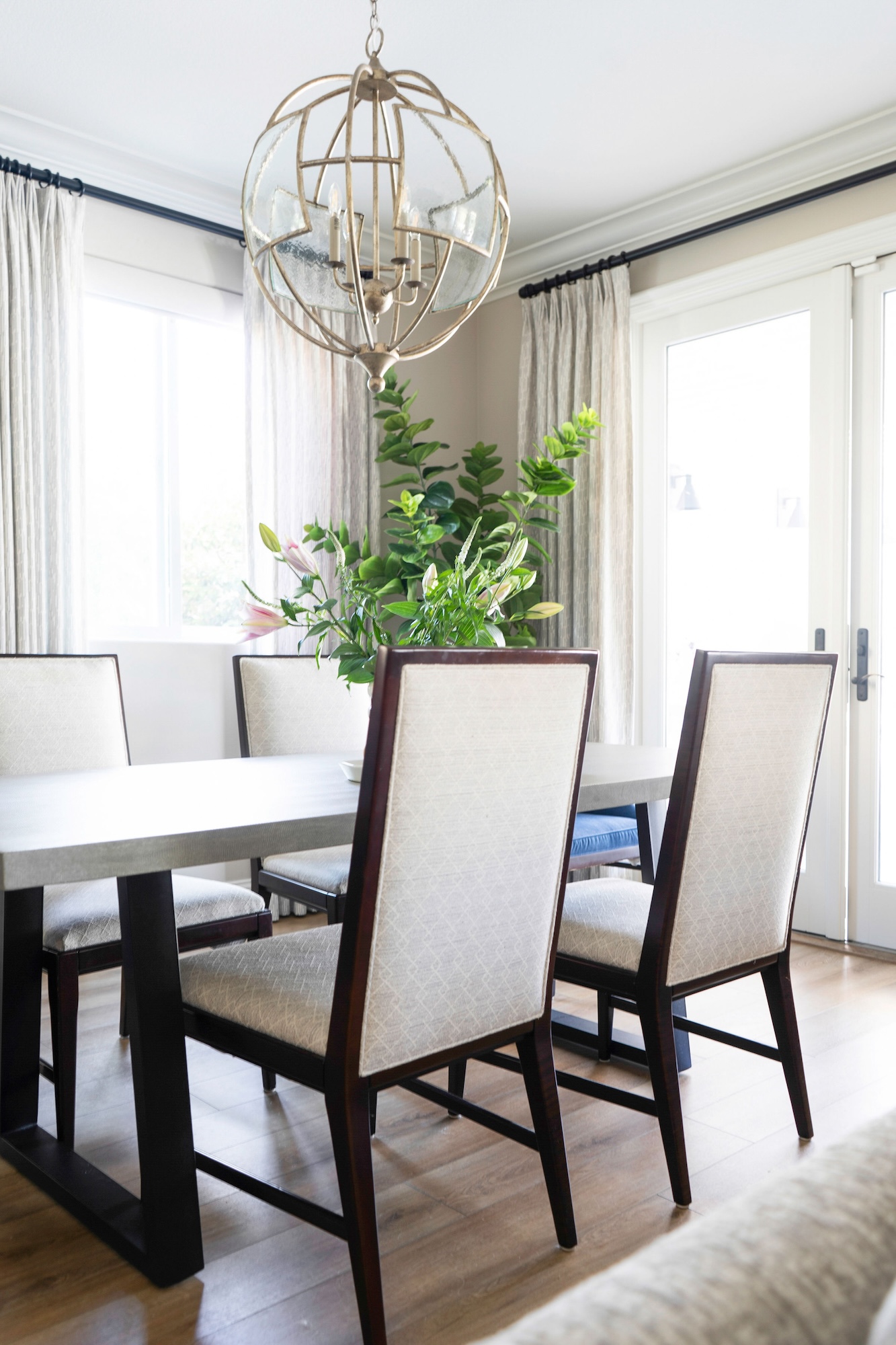Dining Table Chairs Detail Laura Abrams Design