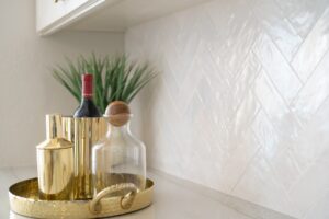 Gold Gray With Wine Decanter And Chiller