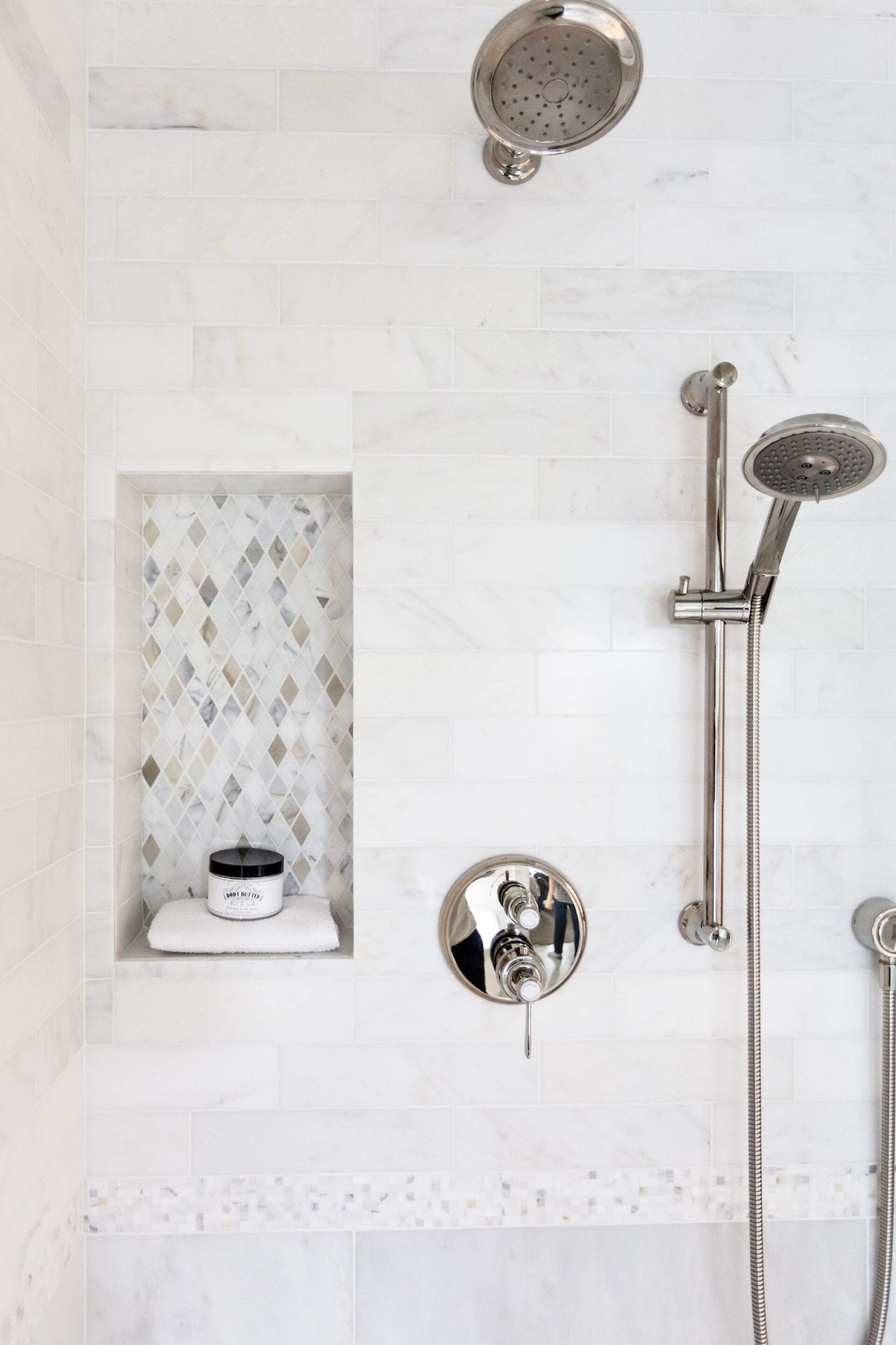Inset Shelf In Shower Del Mar Ca