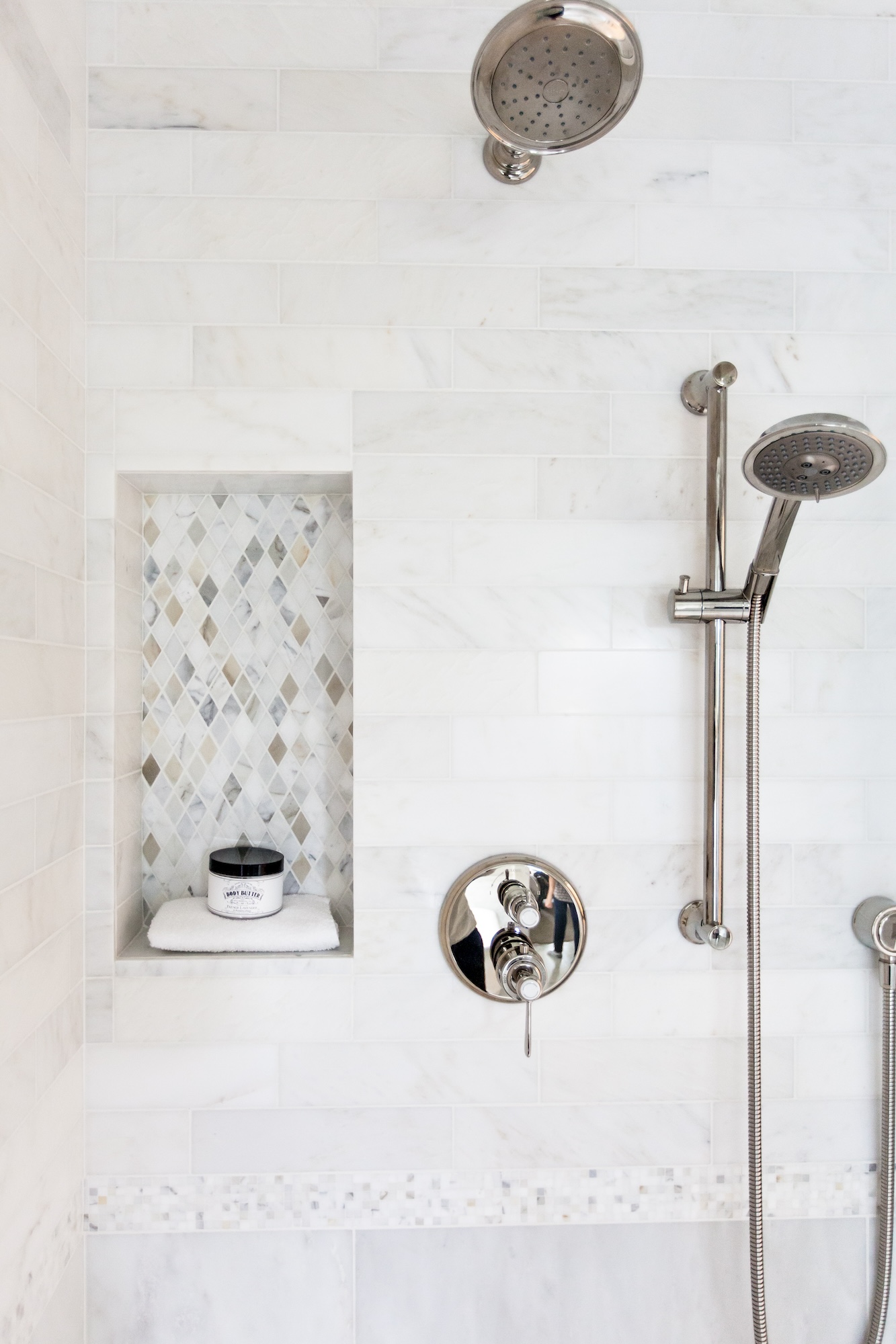 Inset Shelf In Shower Del Mar Ca