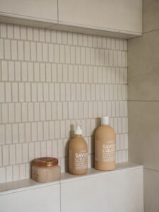 Inset Shelf Shower Design La Jolla Ca