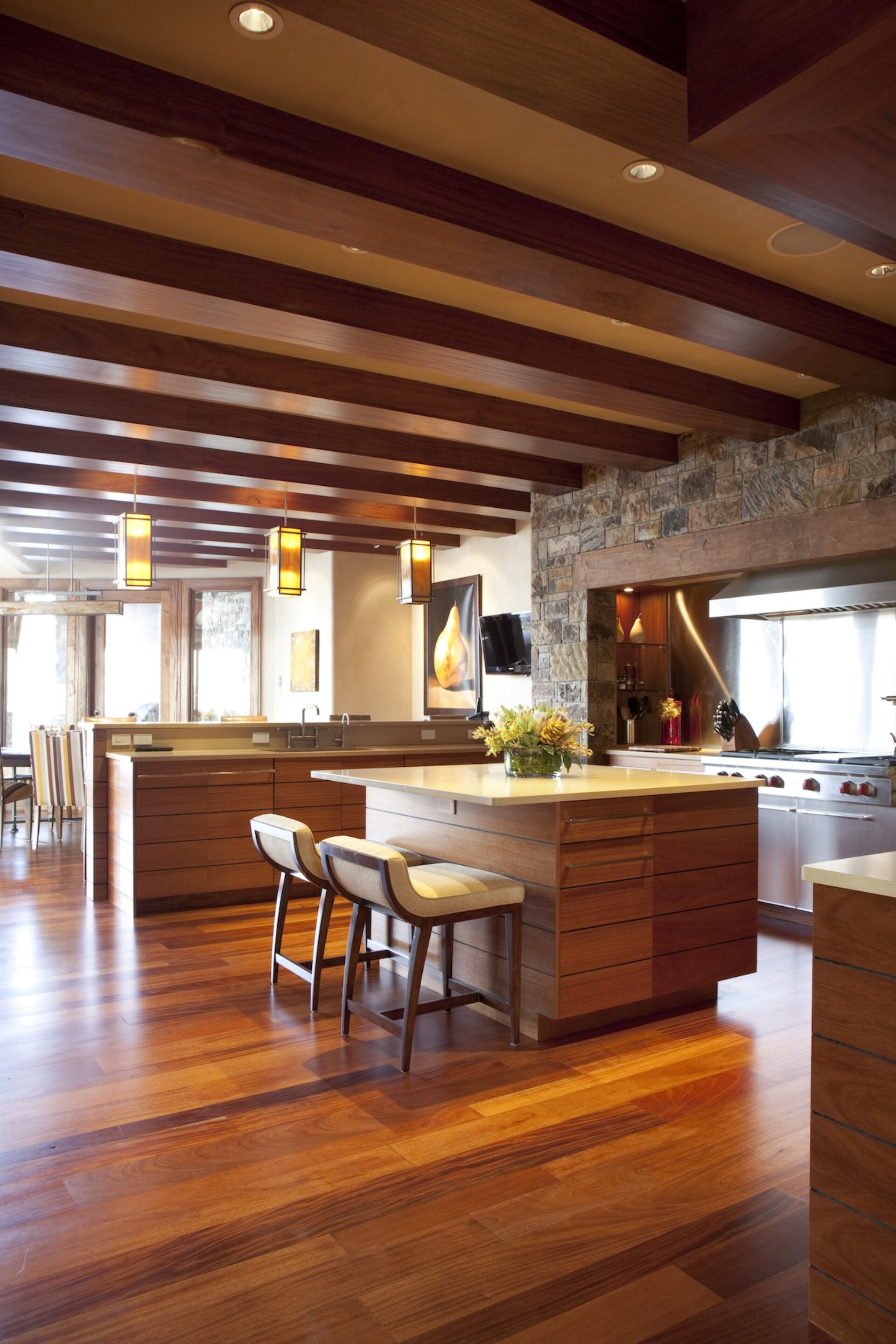 Kitchen Design Wood Floors Telluride Co