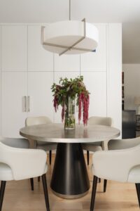 Kitchen Dinning Table Flowers In Vase