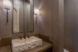 Laura Abrams Design Powder Bathroom Design
