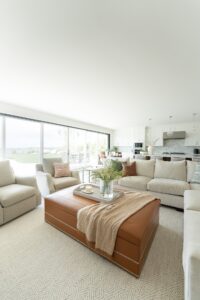 Leather Ottoman Light Sofa Furnishings