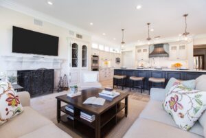 Living Room And Kitchen Design Del Mar Ca