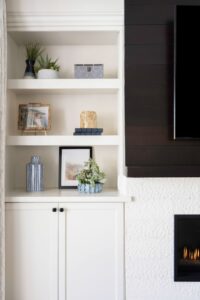 Living Room Built In Shelves San Diego Ca