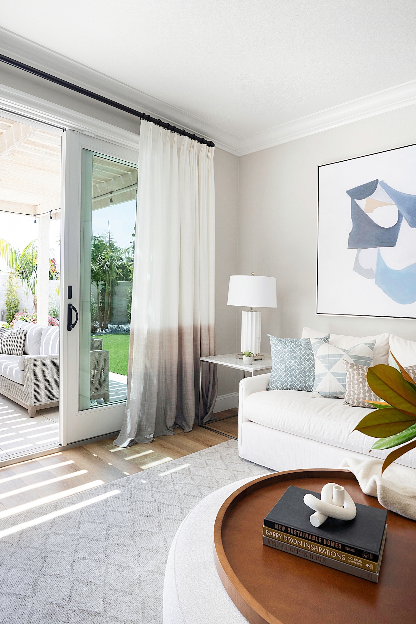 Living Room With Sliding Glass Doors San Diego Ca