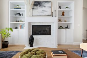 Marble Fireplace Interior Design Laura Abrams Design