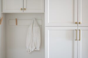 Mudroom Cabinetry Storage Detail