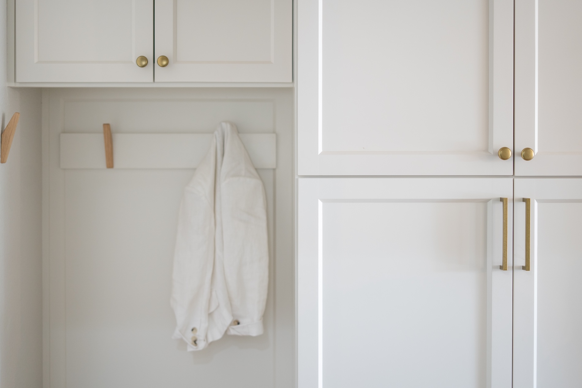 Mudroom Cabinetry Storage Detail