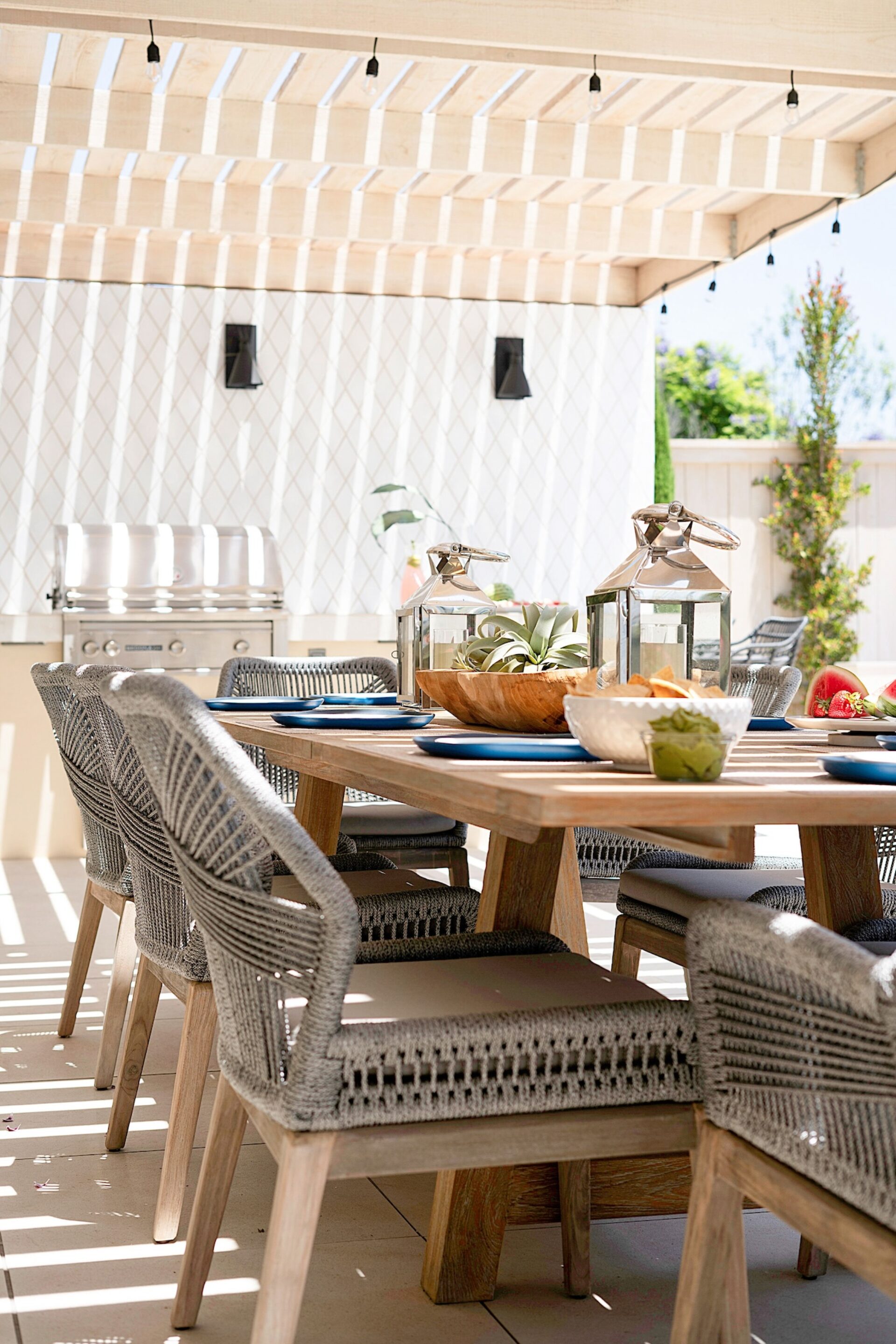 Outdoor Dining Table Laura Abrams Design