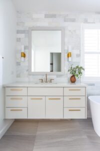 Primary Bathroom Floating Vanity