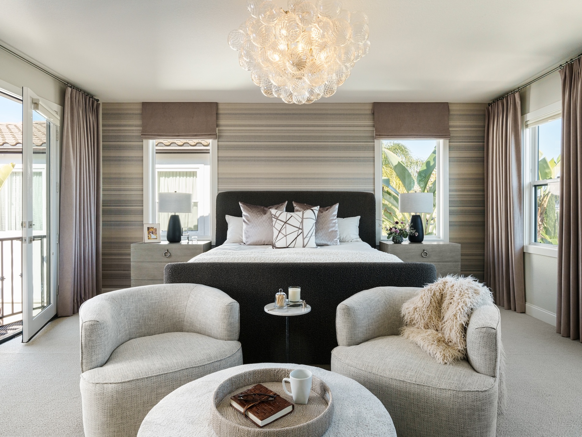 Primary Bedroom Interior Design Del Mar Ca