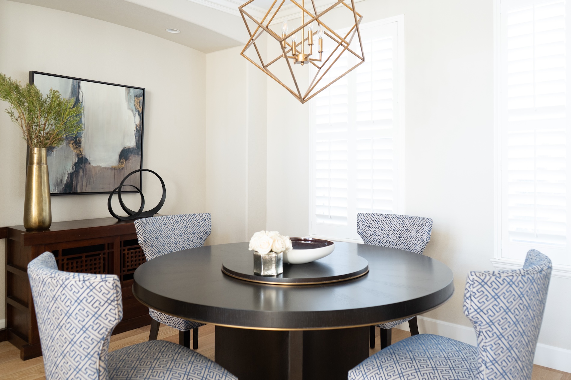Round Dining Table San Diego Interior Design