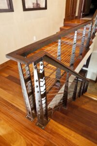 Staircase Bannister Mountain Home Design