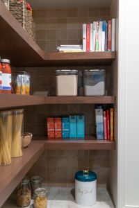 Storage Shelves In Pantry Interior Design