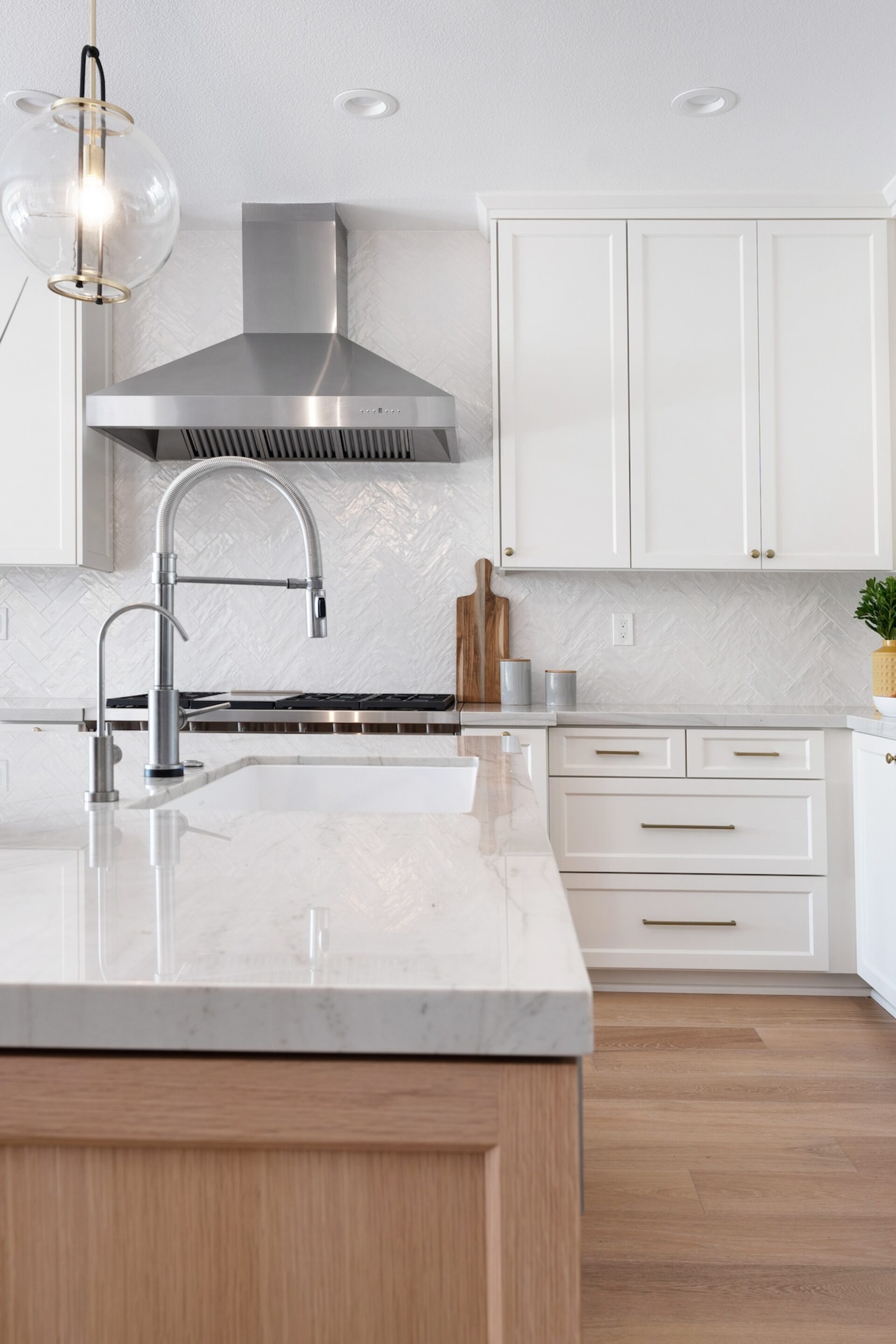 White Kitchen Cabinetry Laura Abrams Design